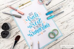 Timo Ostrich Handlettering Kurs